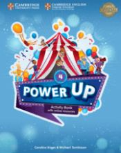 Portada de Power Up Level 4 Activity Book with Online Resources and Home Booklet