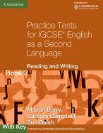 Portada de Practice Tests for Igcse English as a Second Language: Reading and Writing Book 2, with Key