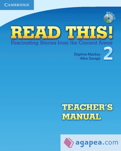 Read This! Level 2 Teacher's Manual with Audio CD: Fascinating Stories from the Content Areas