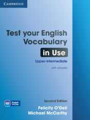 Portada de Test Your English Vocabulary in Use Upper-Intermediate Book with Answers