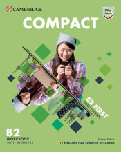 Portada de COMPACT FIRST B2 WORKBOOK WITH ANSWERS WITH AUDIO ENGLISH FOR SPANISH SPEAKERS