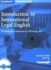 Portada de INTRODUCTION TO INTERNATIONAL LEGAL ENGLISH