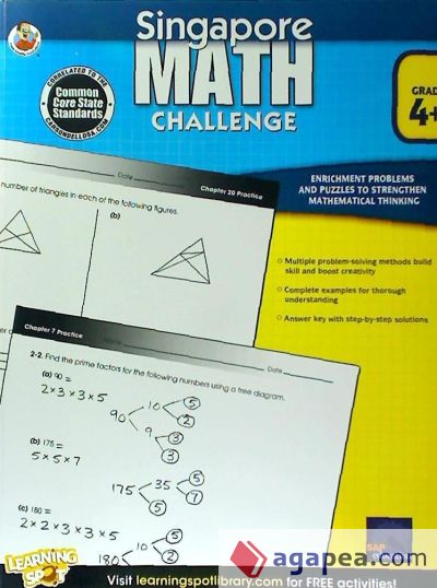 Singapore Math Challenge, Grades 4 - 6