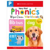 Portada de Wipe-Clean Workbook: Pre-K Very First Phonics (Scholastic Early Learners)