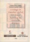 CATÁLOGO DE COMEDIAS SUELTAS DEL MUSEO NACIONAL DEL TEATRO DE ALMAGRO (AGOTADO)