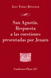 Portada de SAN AGUSTIN RESPUESTA A CUESTIONES PRESENTADAS POR JENARO