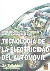 Portada de Tecnologia de la electricidad del automovil