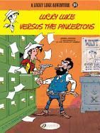 Portada de Lucky Luke Versus the Pinkertons: Lucky Luke Vol. 31