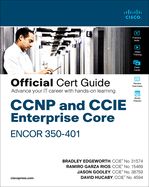 Portada de CCNP and CCIE Enterprise Core Encor 350-401 Official Cert Guide