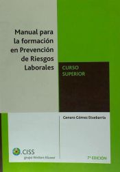 Portada de Manual para la formación en prevención de riesgos laborales