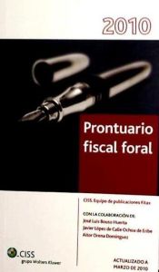 Portada de Prontuario fiscal foral 2010