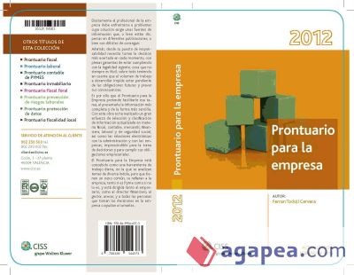 Prontuario para la empresa 2012