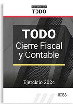 Portada de Todo Cierre Fiscal y Contable. Ejercicio 2024