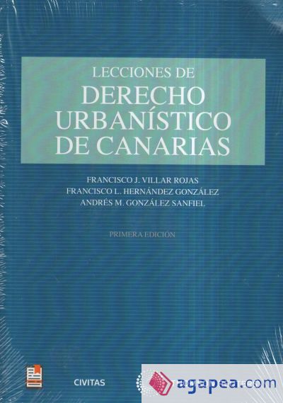 LECCIONES DE DERECHO URBANISTICO DE CANARIAS