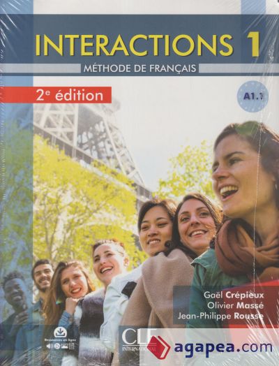 INTERACTIONS 1 - A1.1 - LIVRE + CD - 2º EDITIÓN