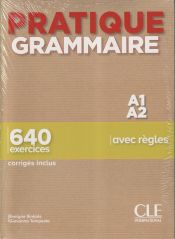 Portada de PRATIQUE GRAMMAIRE A1-A2 - LIVRE + CORRIGES