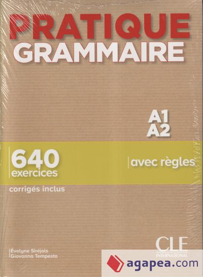 PRATIQUE GRAMMAIRE A1-A2 - LIVRE + CORRIGES