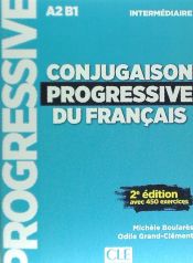 Portada de CONJUGAISON PROGRESSIVE DU FRANÇAIS - NIVEAU INTERMÉDIARE - LIVRE + CD - 2ª EDIT