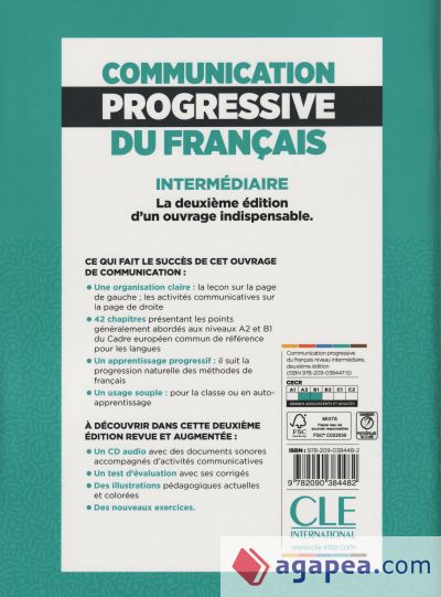 Communication progressive du français - Niveau intermédiaire - Corrigés - 2ème édition - Nouvelle couverture