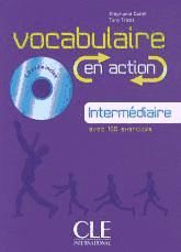 Portada de Vocabulaire en action: intermédiaire avec 1 CD audio