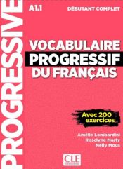 Portada de Vocabulaire progressif du français - Niveau débutant complet - Livre + CD + Livre-web - Nouvelle couverture