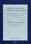 CLERO INDIGENA Y OBISPOS DE INDIAS