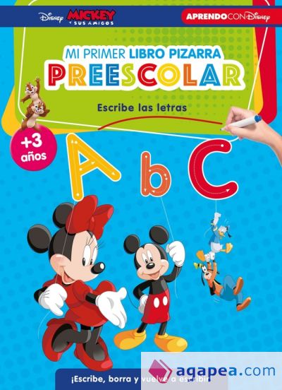 Aprende con Disney. Primeras letras (Libro-pizarra)