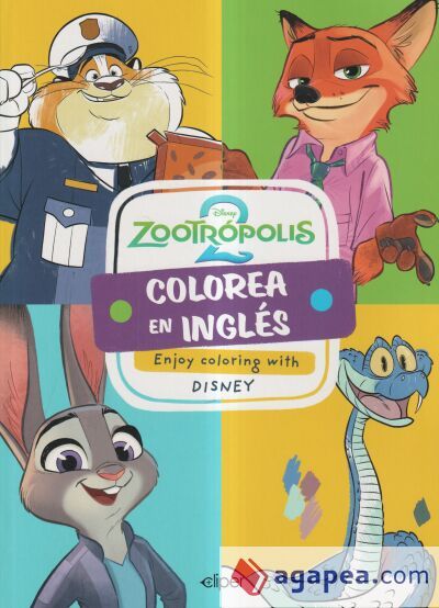 Aprende y colorea en ingl&eacute;s con Zootr&oacute;polis 2