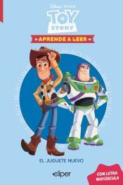Portada de Disney. Aprende a leer con letra MAY&Uacute;SCULA. El nuevo juguete