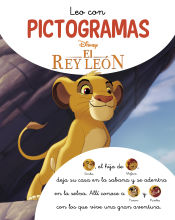 Portada de Leo con pictogramas Disney. La historia del Rey león