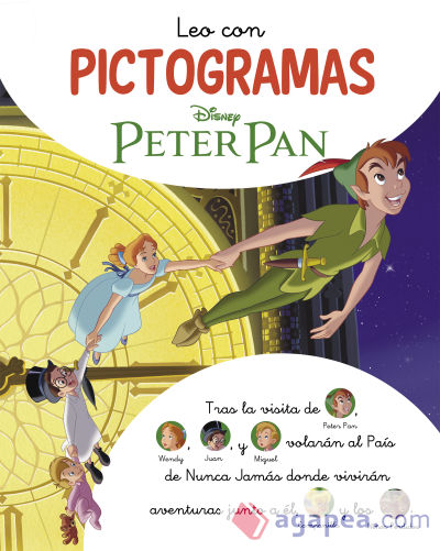 Leo con pictogramas Disney. Peter Pan