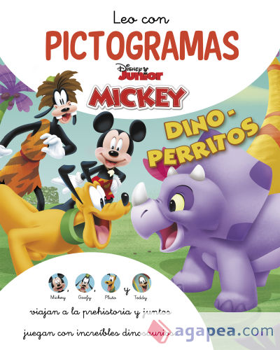 Mickey Mouse Funhouse. Leo con Pictogramas. Dino-perritos