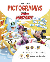 Portada de Mickey Mouse Funhouse. Leo con pictogramas. Un día de frío en verano