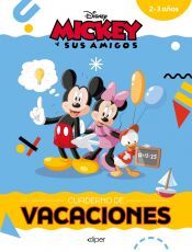 Portada de Mickey y sus amigos. Cuaderno de vacaciones (2-3 a&ntilde;os)