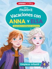 Portada de Vacaciones con Anna y Elsa. Empiezo infantil 4