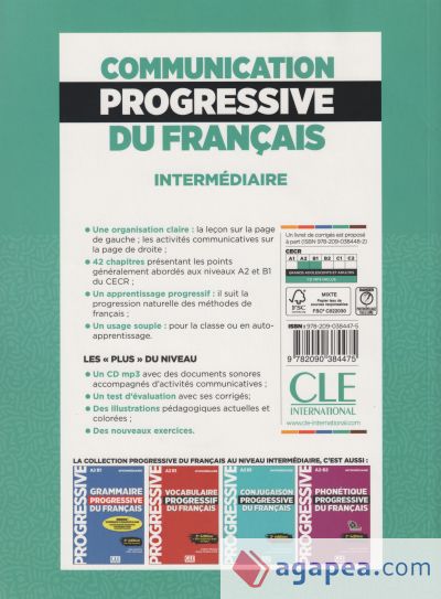 COMMUNICATION PROGRESSIVE DU FRANÇAIS - NIVEAU INTERMÉDIAIRE