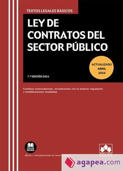 LEY DE CONTRATOS DEL SECTOR PUBLICO 7ª ED