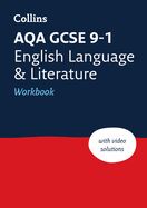 Portada de Aqa GCSE 9-1 English Language and Literature Workbook: Ideal for Home Learning, 2023 and 2024 Exams
