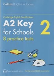 Portada de COLLINS PRACTICE TESTS FOR A2 KEY FOR SCHOOLS VOL 2