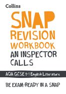 Portada de Collins GCSE 9-1 Snap Revision - An Inspector Calls Workbook: New GCSE Grade 9-1 English Literature Aqa: GCSE Grade 9-1