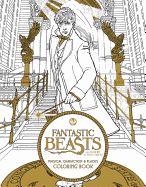 Portada de Fantastic Beasts and Where to Find Them: Magical Characters and Places Coloring Book