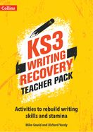 Portada de Ks3 Writing Recovery Teacher Pack: Activities to Rebuild Writing Skills and Stamina