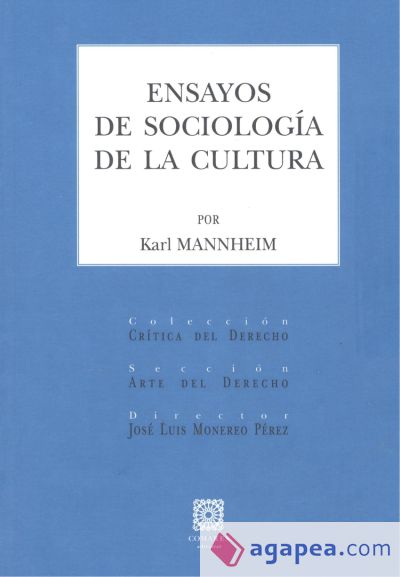 ENSAYOS DE SOCIOLOGÍA DE LA CULTURA