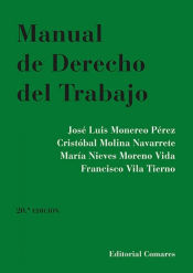 Portada de Manual de derecho del trabajo 2022