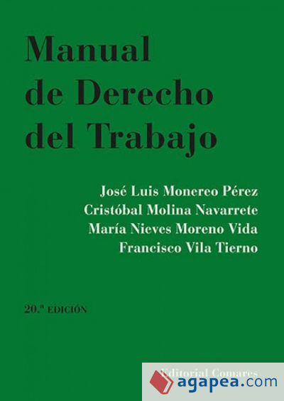 Manual de derecho del trabajo 2022