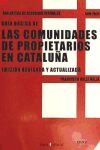 COMUNIDADES DE PROPIETARIOS EN CATALUÑA,LAS