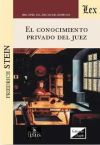 CONOCIMIENTO PRIVADO DEL JUEZ, EL