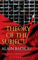 Portada de Theory of the Subject