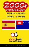 Portada de 2000+ Spanish - Khmer Khmer - Spanish Vocabulary