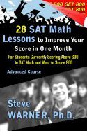 Sat Math Score 600 28 SAT MATH LESSONS TO IMPROVE YOUR SCORE IN ONE MONTH - ADVANCED ...